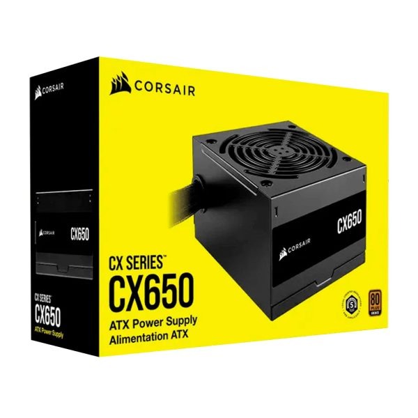 FUENTE DE PODER CORSAIR CX650 DE 650W