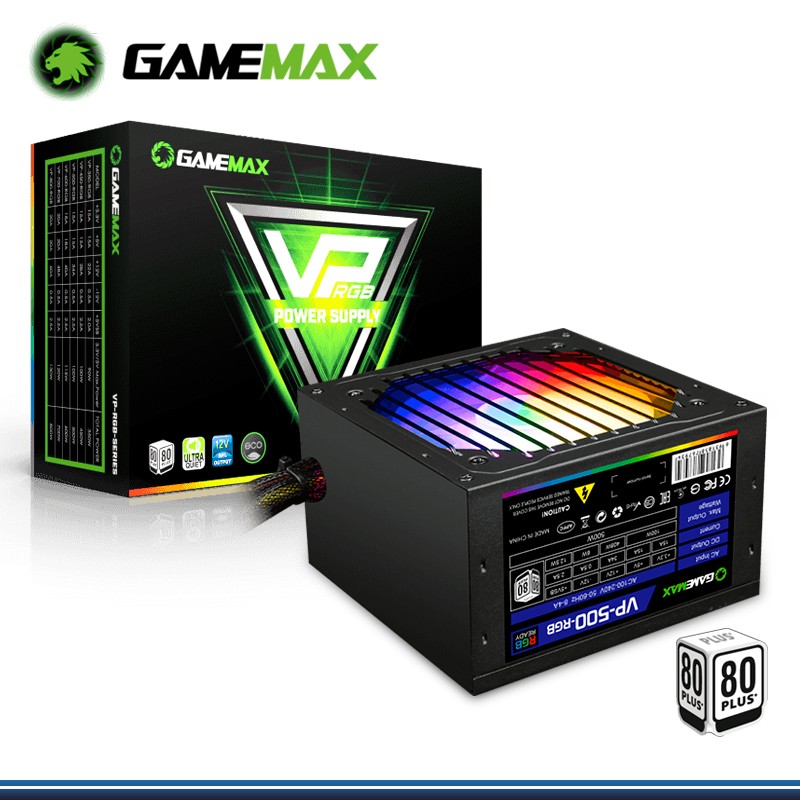 Fuente de poder gamemax VP-500