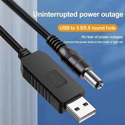 Cable de plug Dc a USB