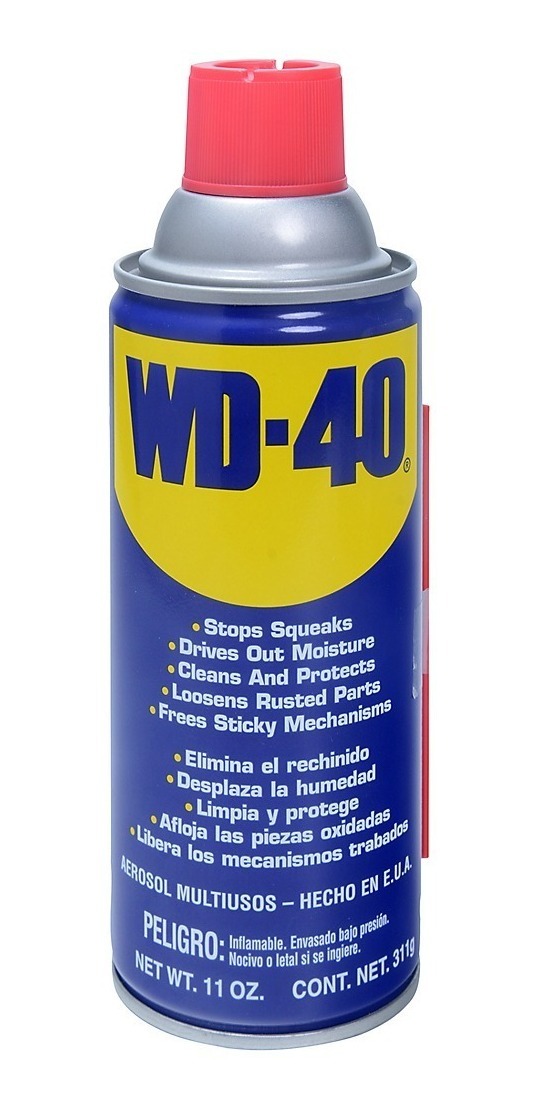 spray lubricante multiusos WD-40.