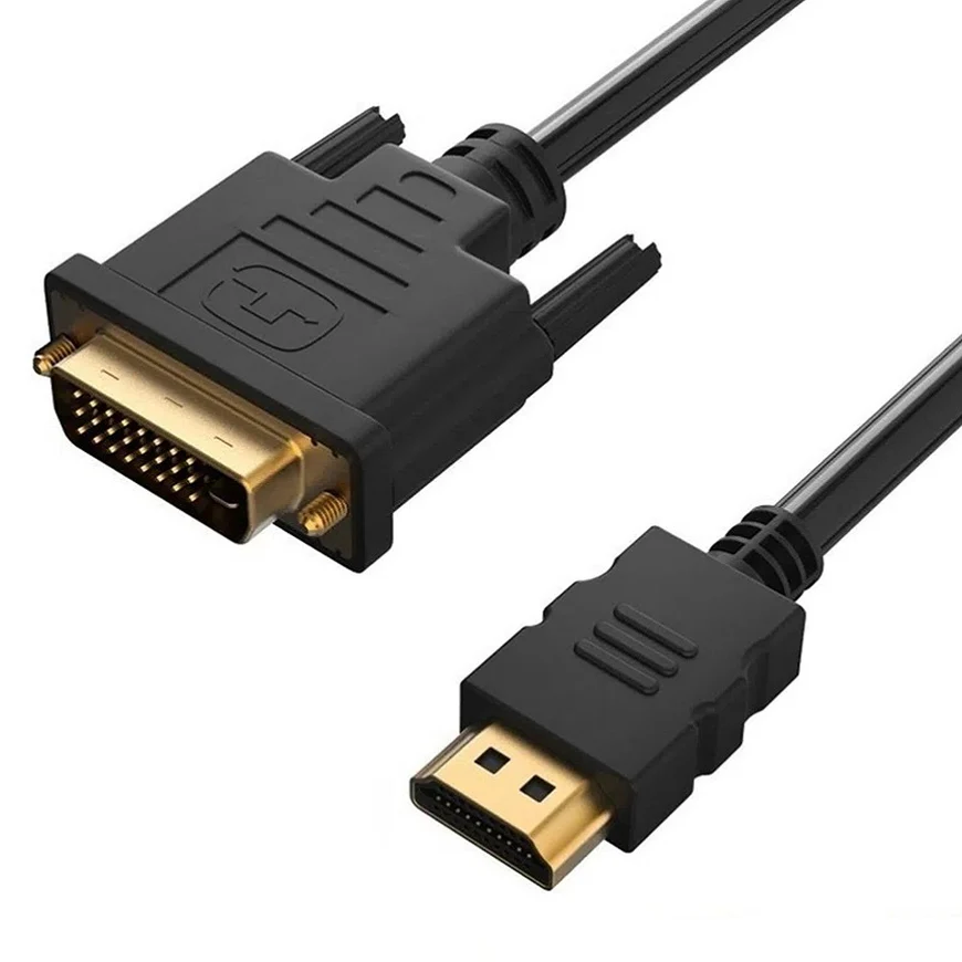 CABLE DE VIDEO DE DVI MACHO 24+1 A HDMI