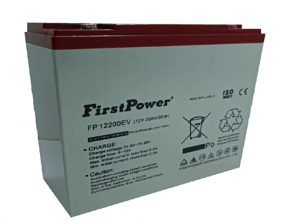BATERÍA 12V 20AH ELECTRO VOLTAJE SECA RECARGABLE