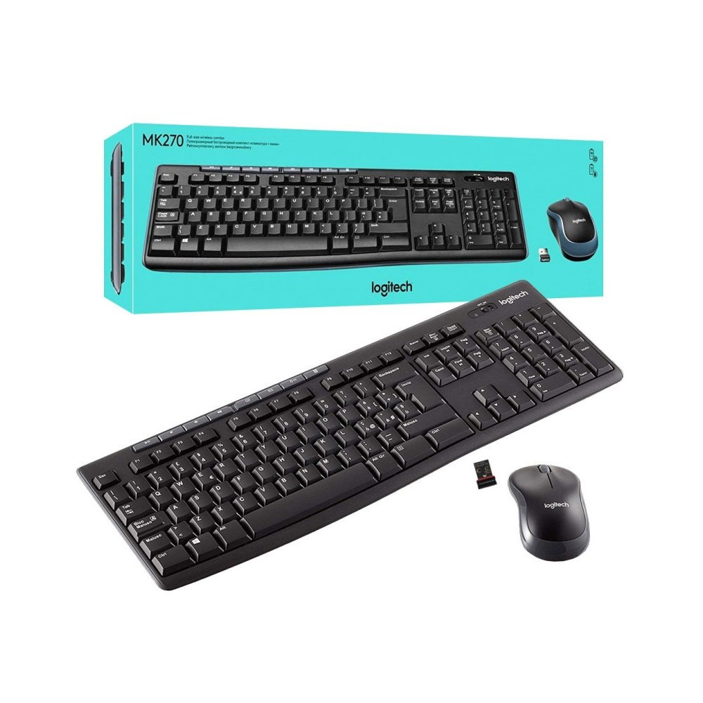 TECLADO + MOUSE LOGITECH INALAMBRICO MK270