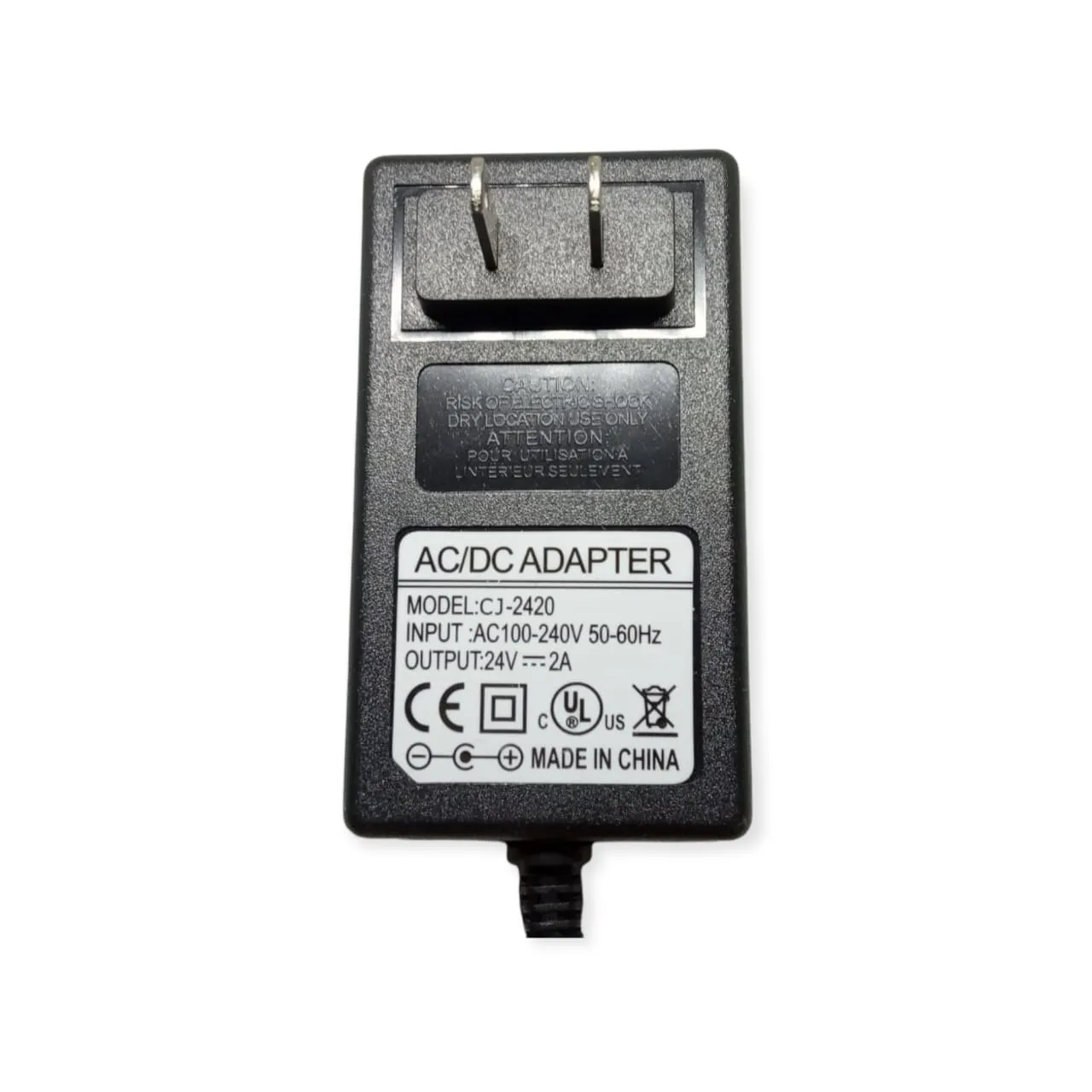 Adaptador de Voltaje Fijo 24 Voltios DC 2 Amperios