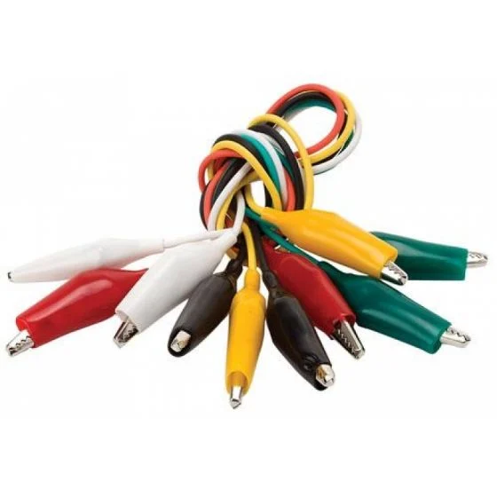 Juego de largartos 5 cables de 40 cm