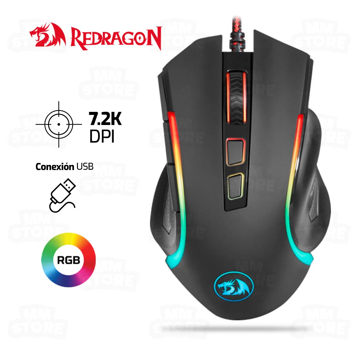 Mouse Redragon Griffin M607 Gamer Rgb