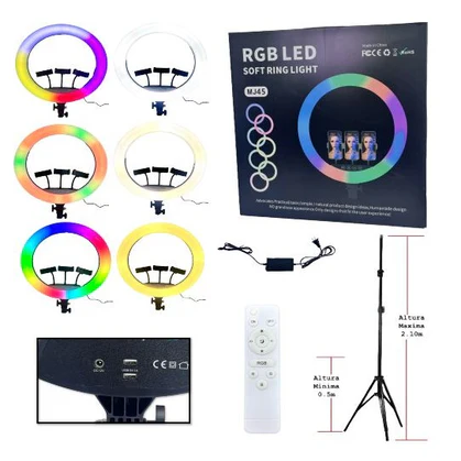 ARO DE LUZ 45 CM RGB LED