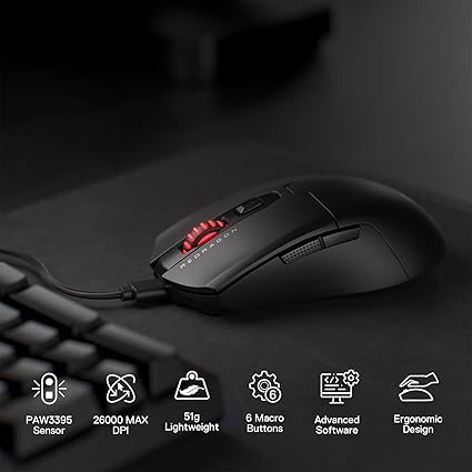 MOUSE GAMER 26000DPI FYZU