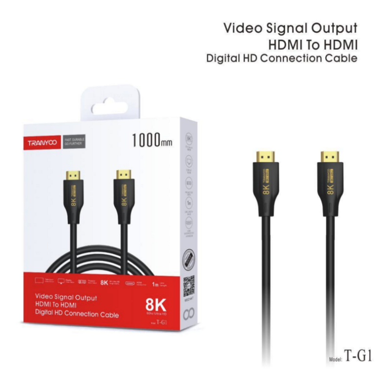 CABLE HDMI TO HDMI 1M