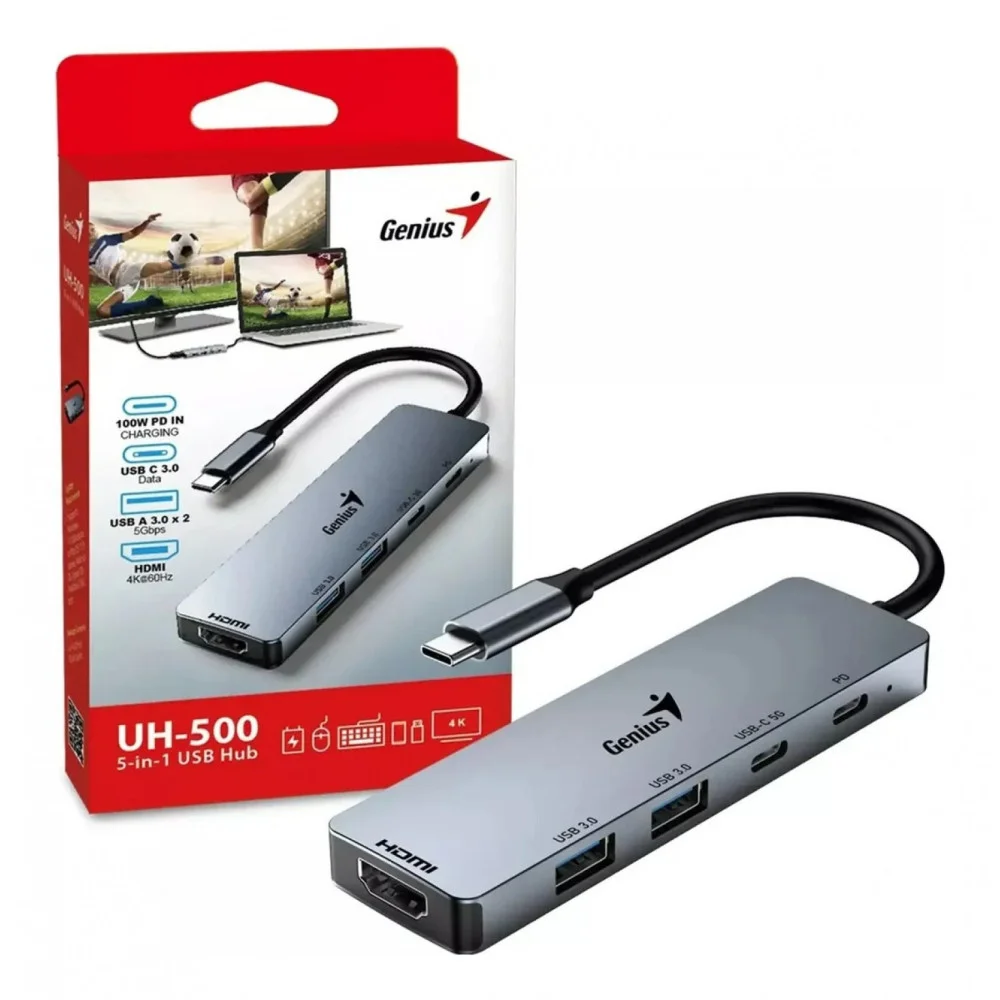 Adaptador Tipo C genius UH-500
