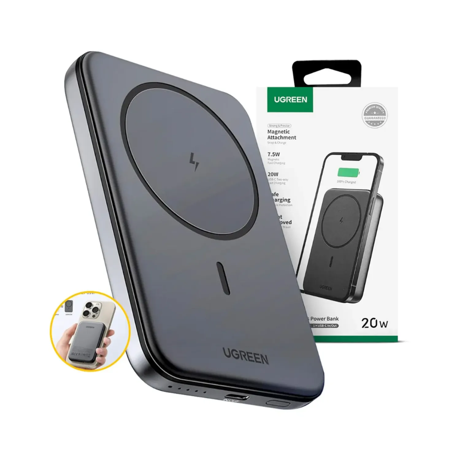 POWER BANK 10000MAH 20W MAGNETICA
