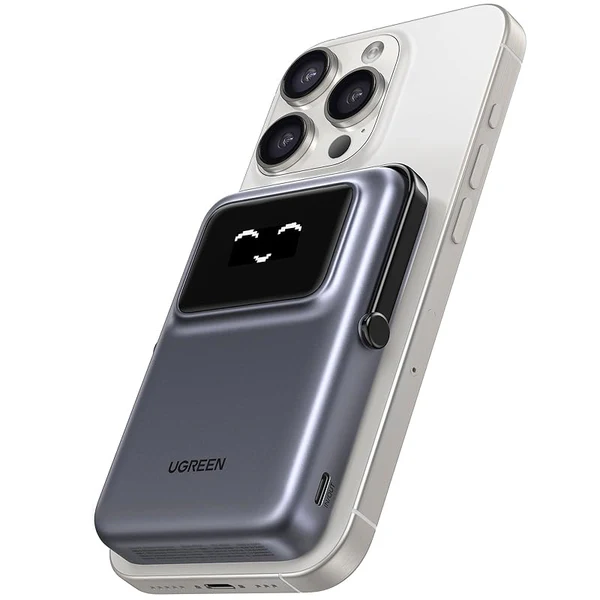 Power Bank Magnético UGREEN 10000mAh Carga Rápida 20W PD