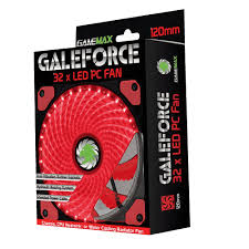 VENTILADOR GAMEMAX GMX-GF12R ROJO
