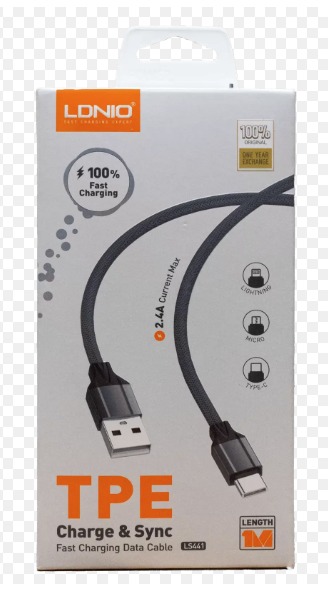 CABLE USB A TIPO C 2.4AMP 1M GRIS