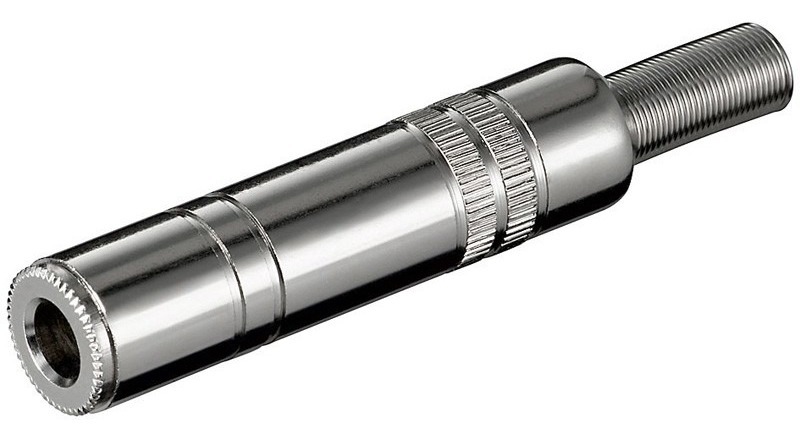 Jack 6.3mm Metálico