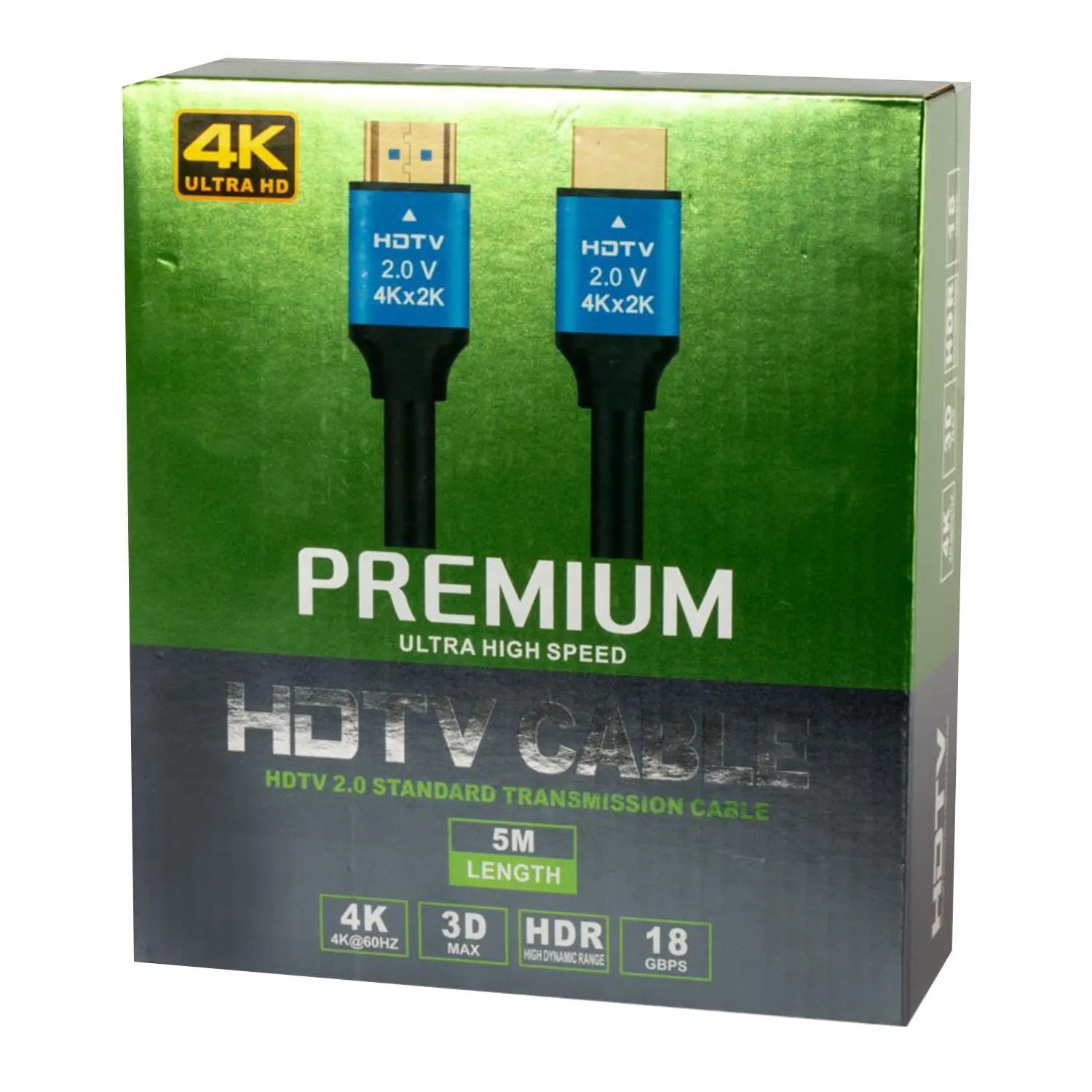 CABLE HDMI A HDMI 4K 5m ULTRA HIGH SPEED
