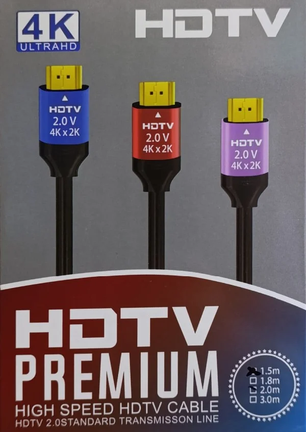 CABLE HDMI 1.5 metros 4K PVC