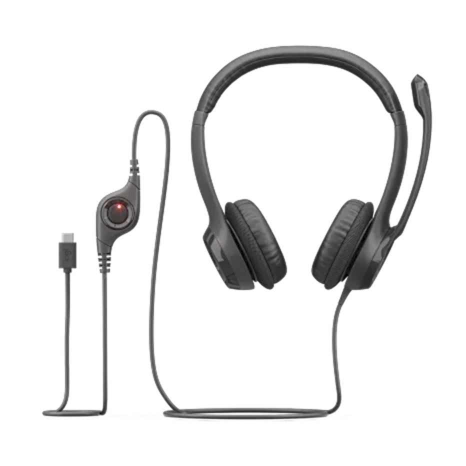 Audífonos Logitech H390 Noise Canceling con micrófono. USB-C