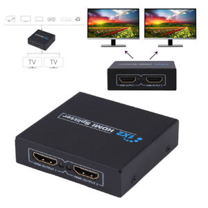 Splitter Hdmi de 1 a 2 Hdmi 1.4 Velocidad 1080 HD