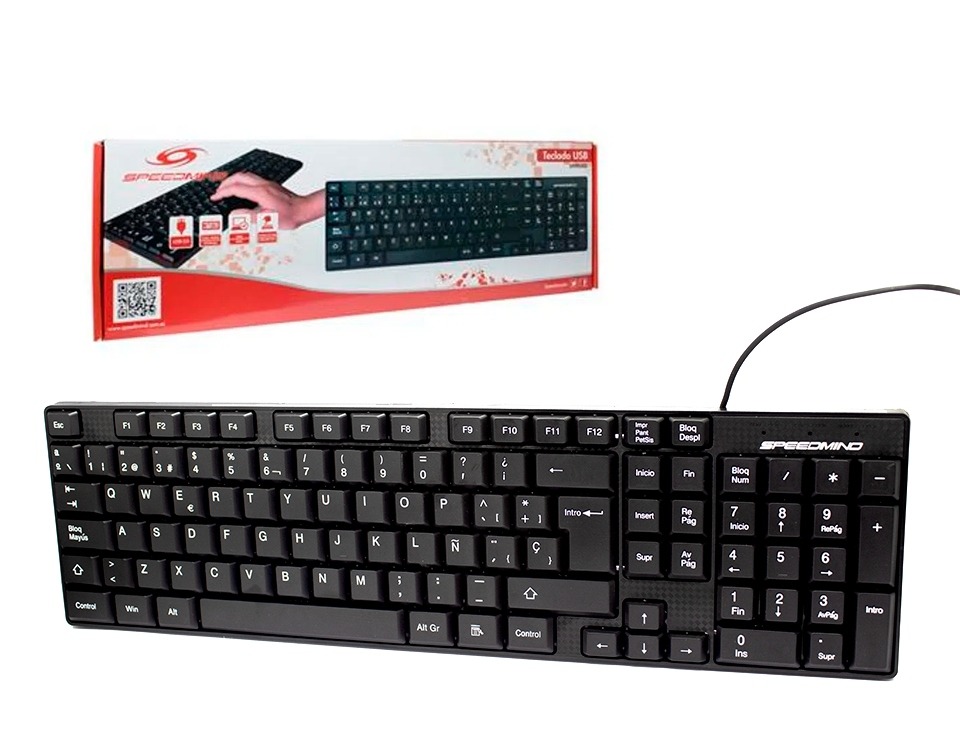 TECLADO SPEEDMIND TEU02 ALAMBRICO USB