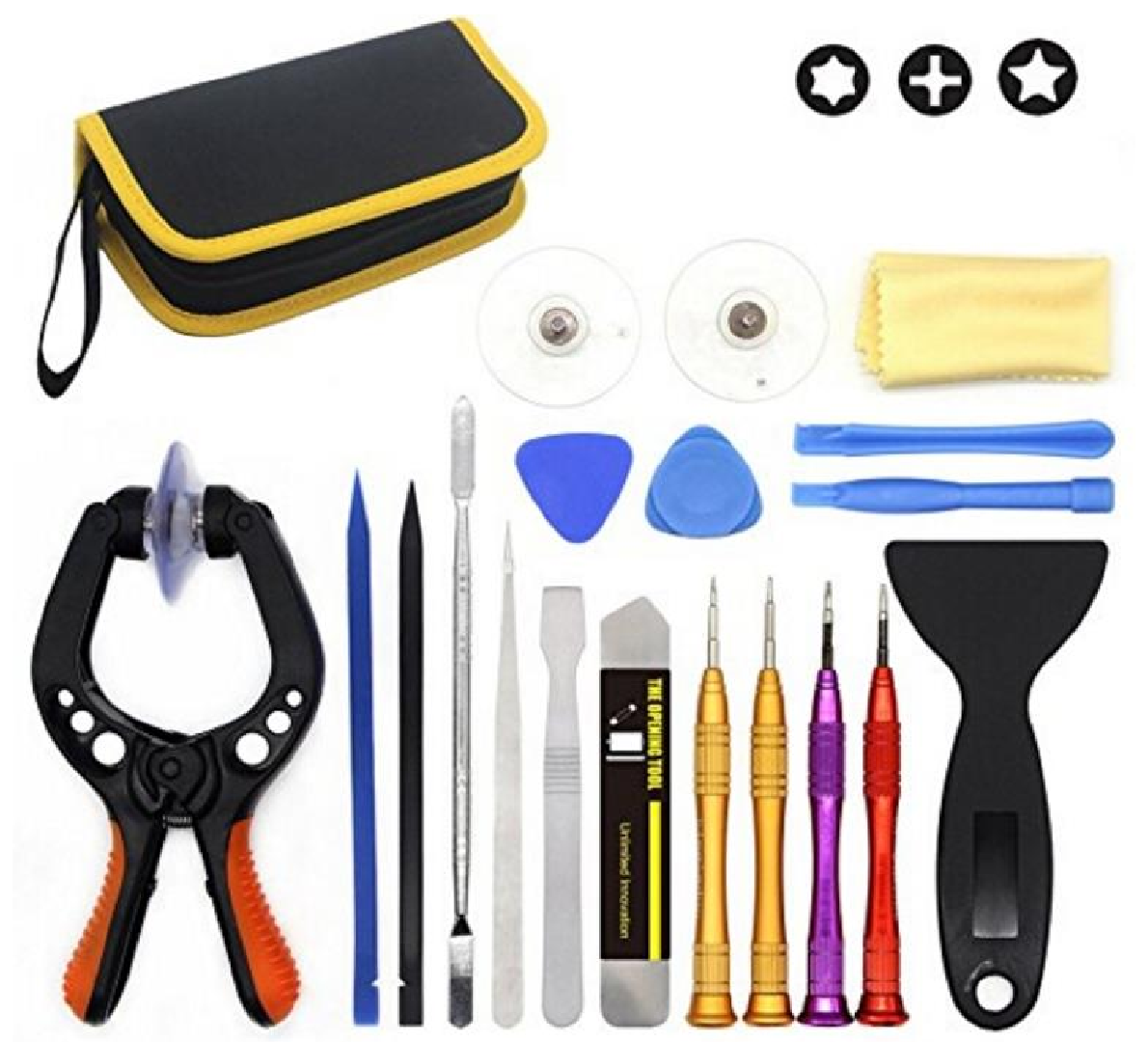 SET HERRAMIENTAS 19PCS PARA REPARAR CELULARES