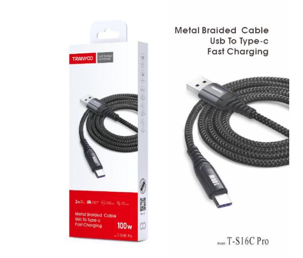 Cable Tranyoo T-S16C con entrada USB salida Usb C