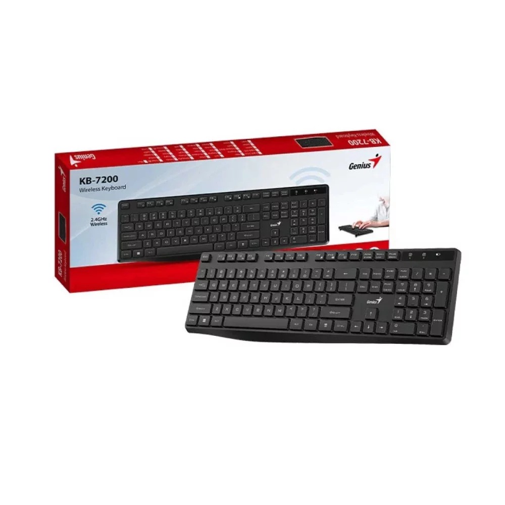 Teclado genius kb-7200 negro wireless