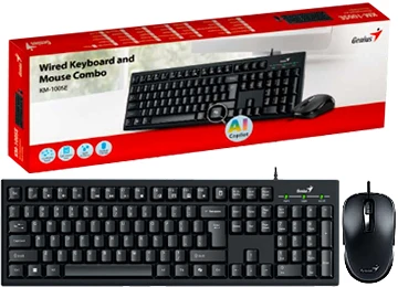 TECLADO Y MOUSE GENIUS KM-100SE USB