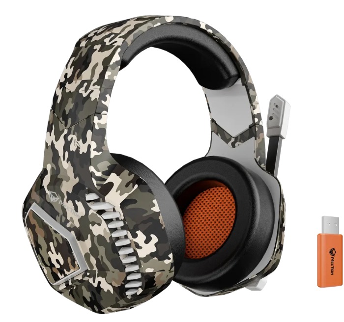 AUDIFONO INALAMBRICO MEETION MT-BTH014 CAMUFLAJE