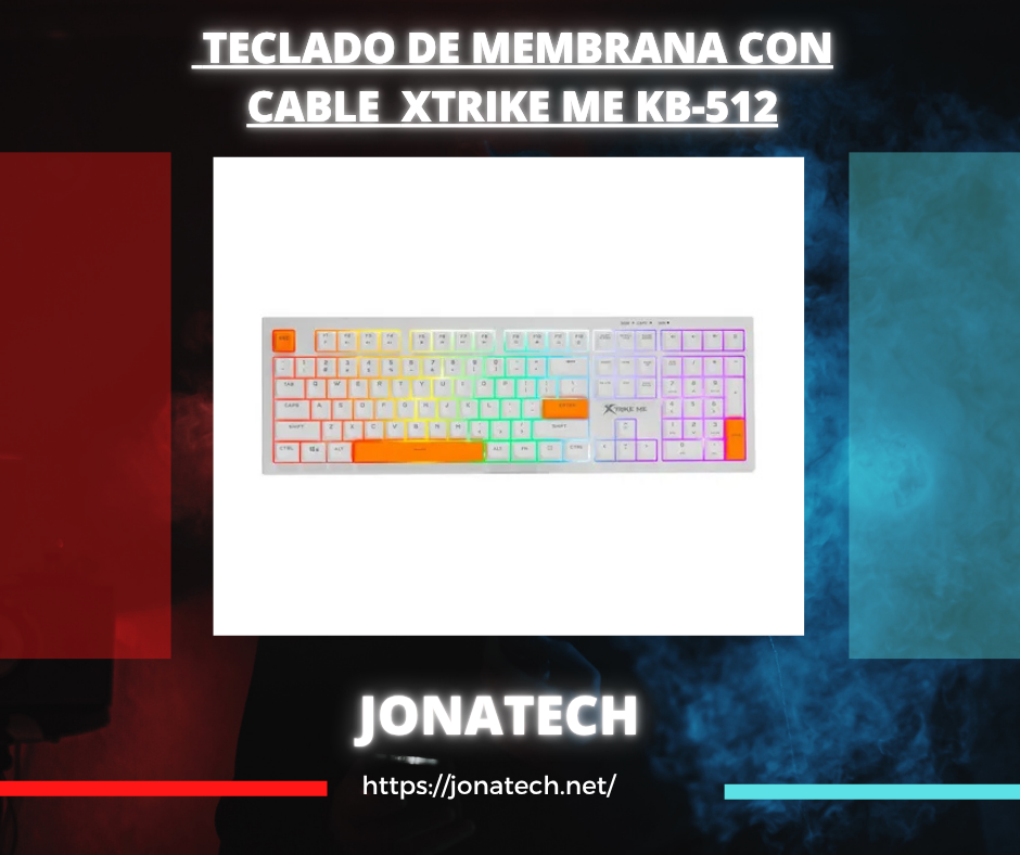 Teclado de membrana con cable Xtrike Me KB-512