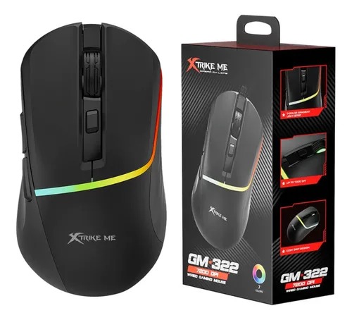 MOUSE ALAMBRICO GAMER XTRIKE ME GM-322 RGB