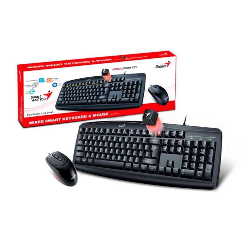 Combo Teclado y Mouse Smart KM-200 Genius