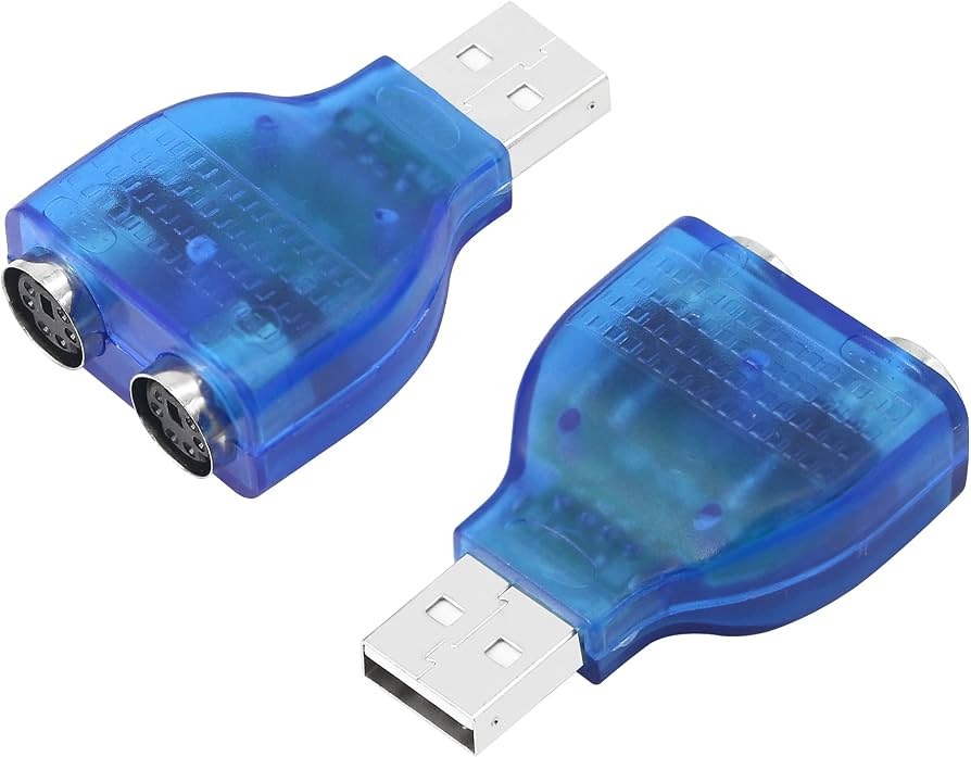 ADAPTADOR USB A 2 PS2