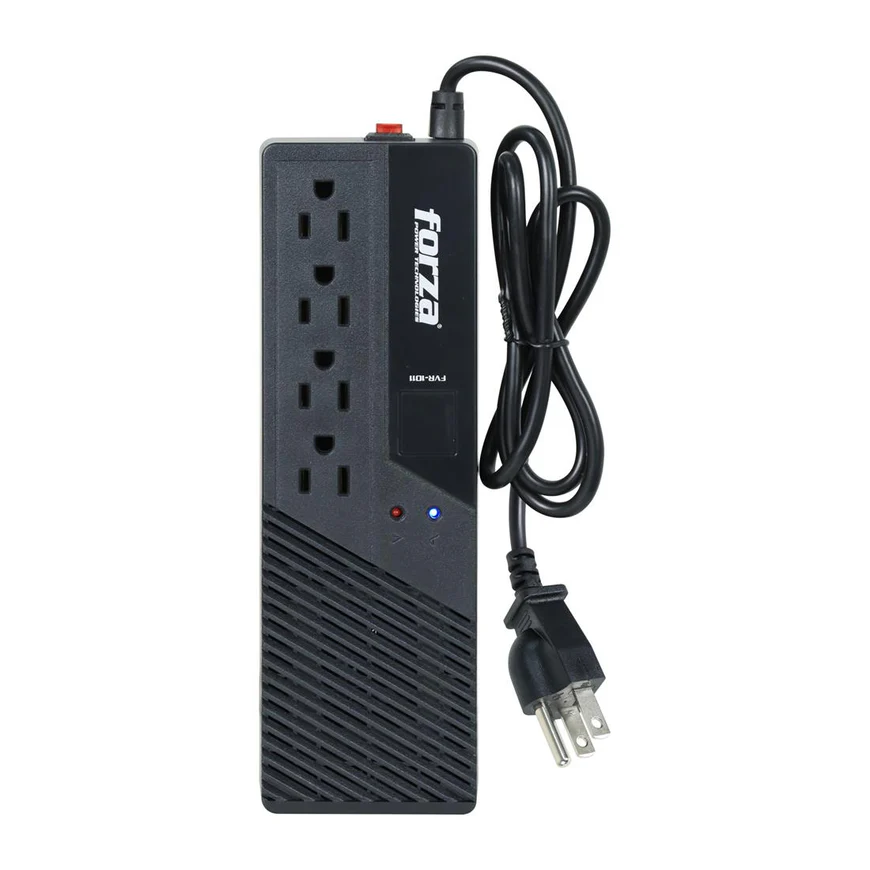 Regulador automático voltaje 1000VA/500W 4 salidas AC 115V