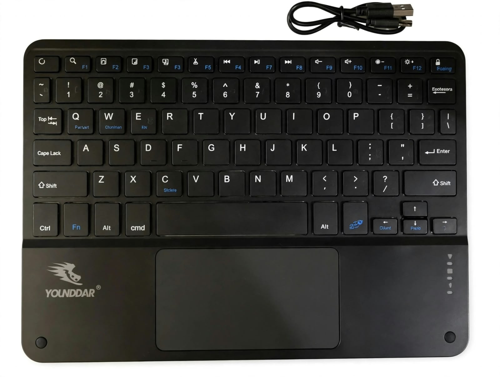 Teclado inalámbrico Bluetooth con panel táctil