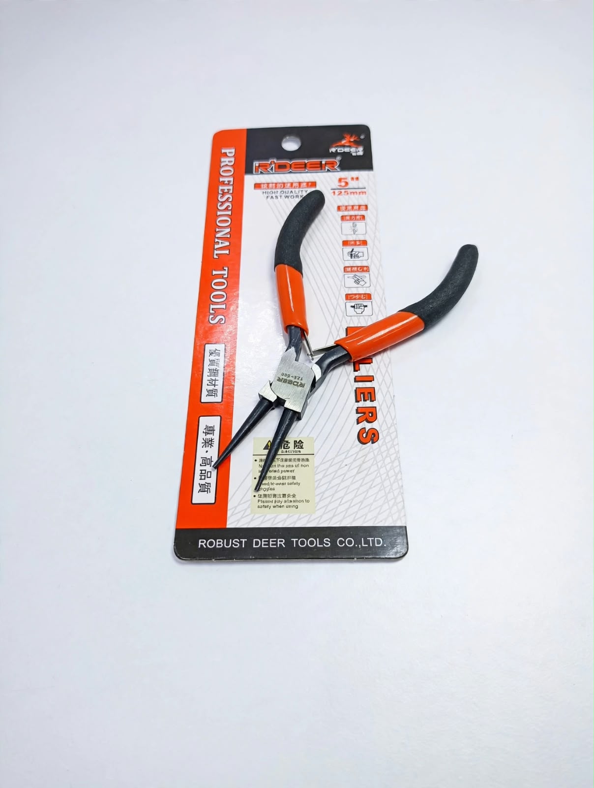 Pinza Punta Redonda 5"