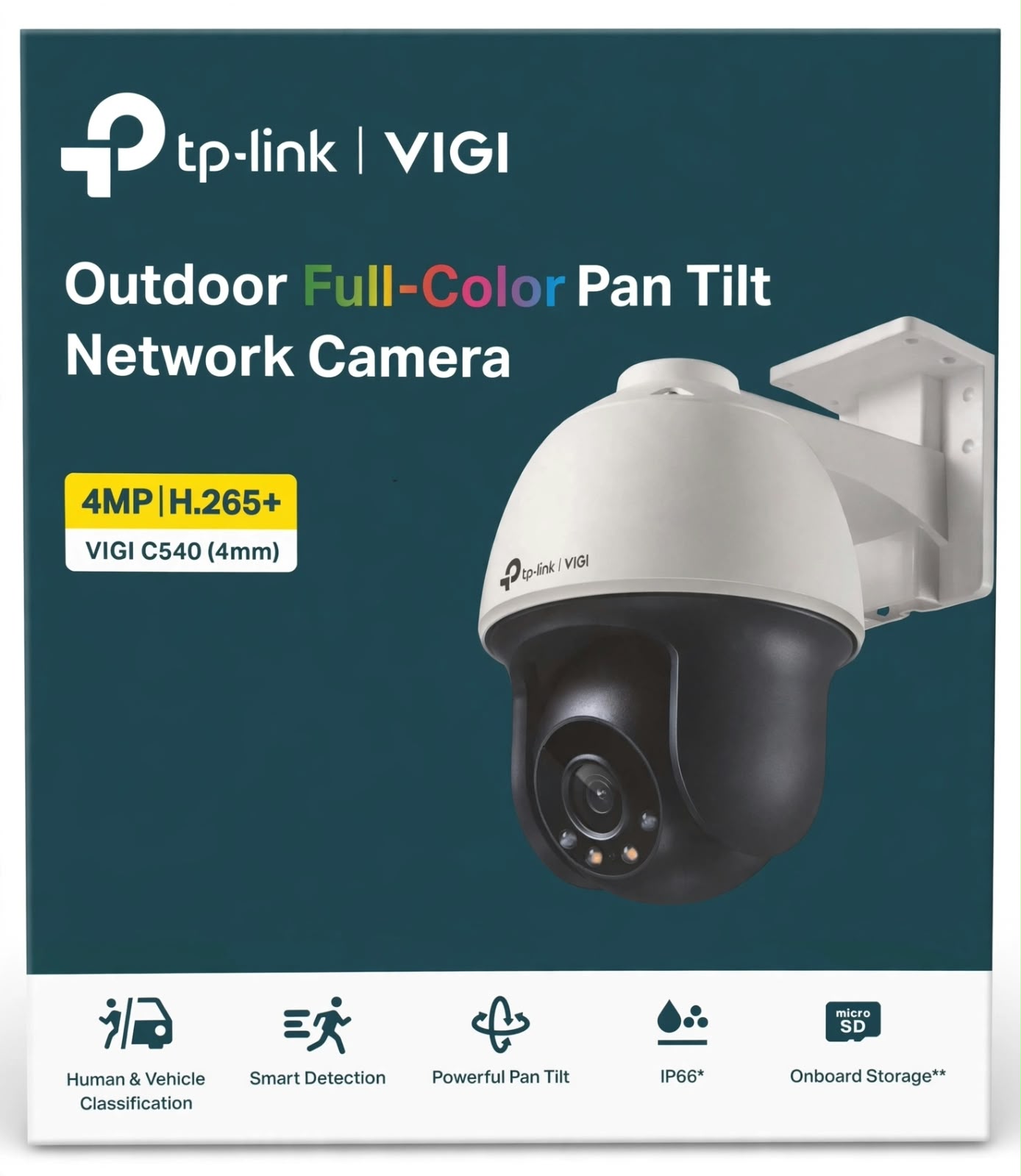 Camara TP-Link VIGI C540W 4MP PTZ Wi-Fi