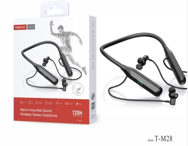 Auricular Deportivo Neckband Tranyoo T-M28 Bluetooth 5.3