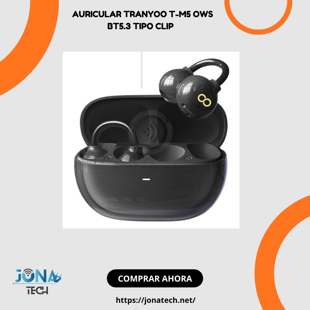 AURICULAR TRANYOO T-M5 OWS BT5.3 TIPO CLIP