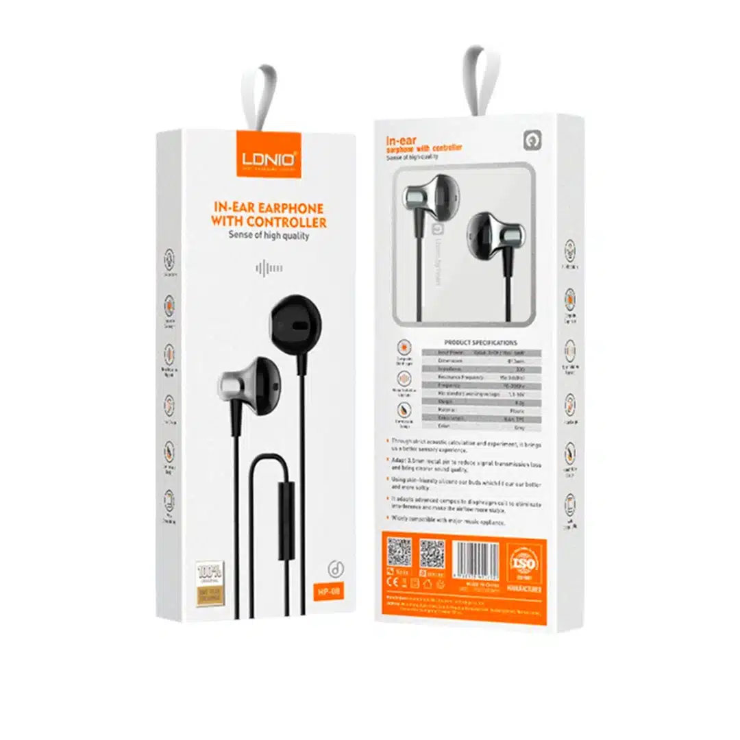 Audífonos Manos Libres Modelo Hp08 LDNIO Negro