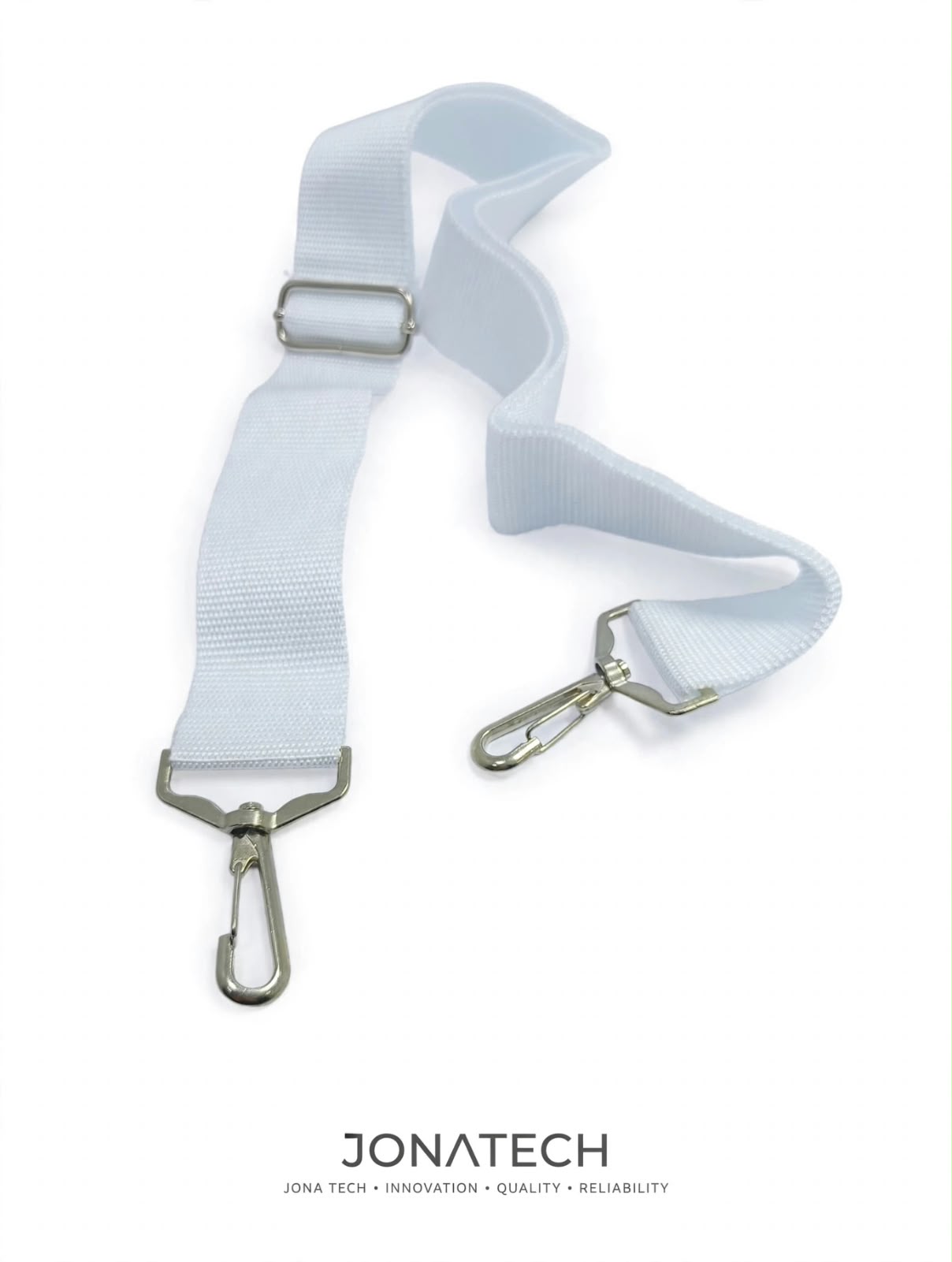 Correa para Tambor de Banda Blanca 1.5" Doble Gancho