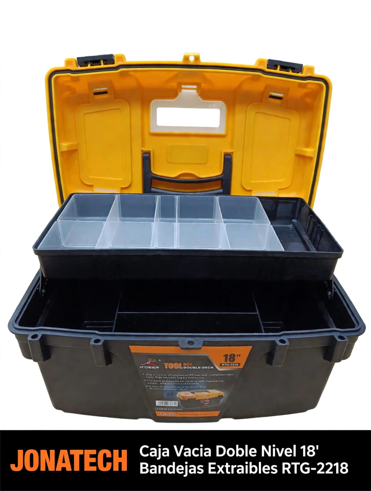 CAJA PLASTICA 18 PARA HERRAMIENTAS