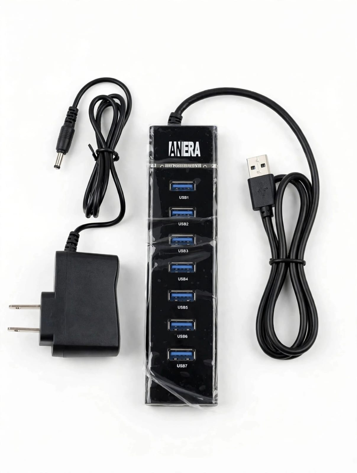 Hub USB 3.0 7 Puertos con Alimentación ANERA
