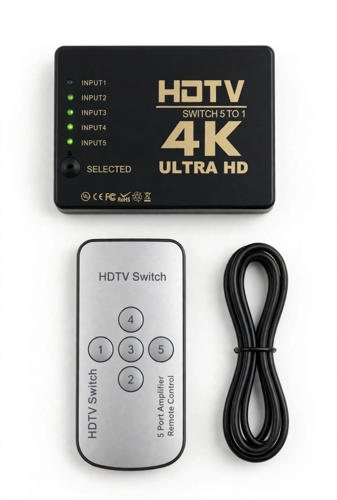 SWITCH HDMI 5 PUERTOS FULL HD 4K